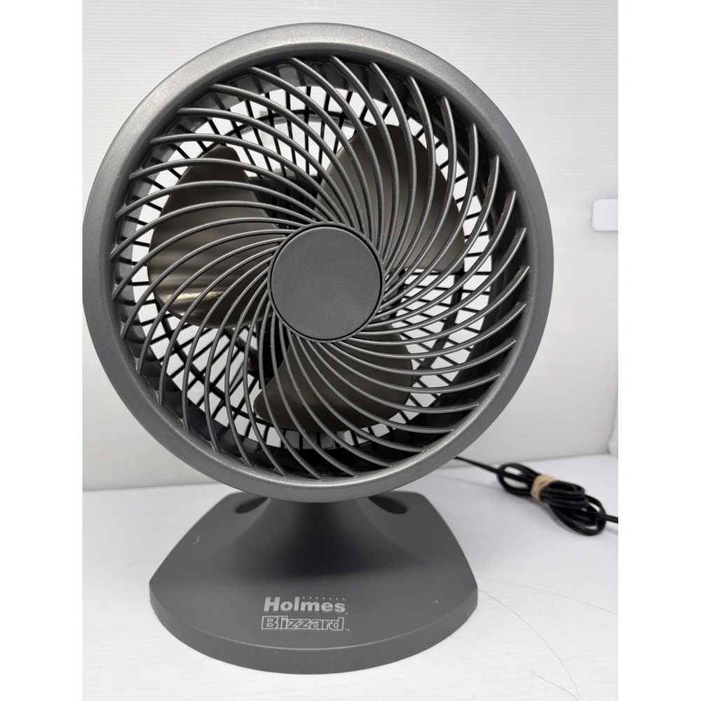 Holmes Blizzard Desktop Fan Model HAOF-902 Three Speed - Works Perfectly